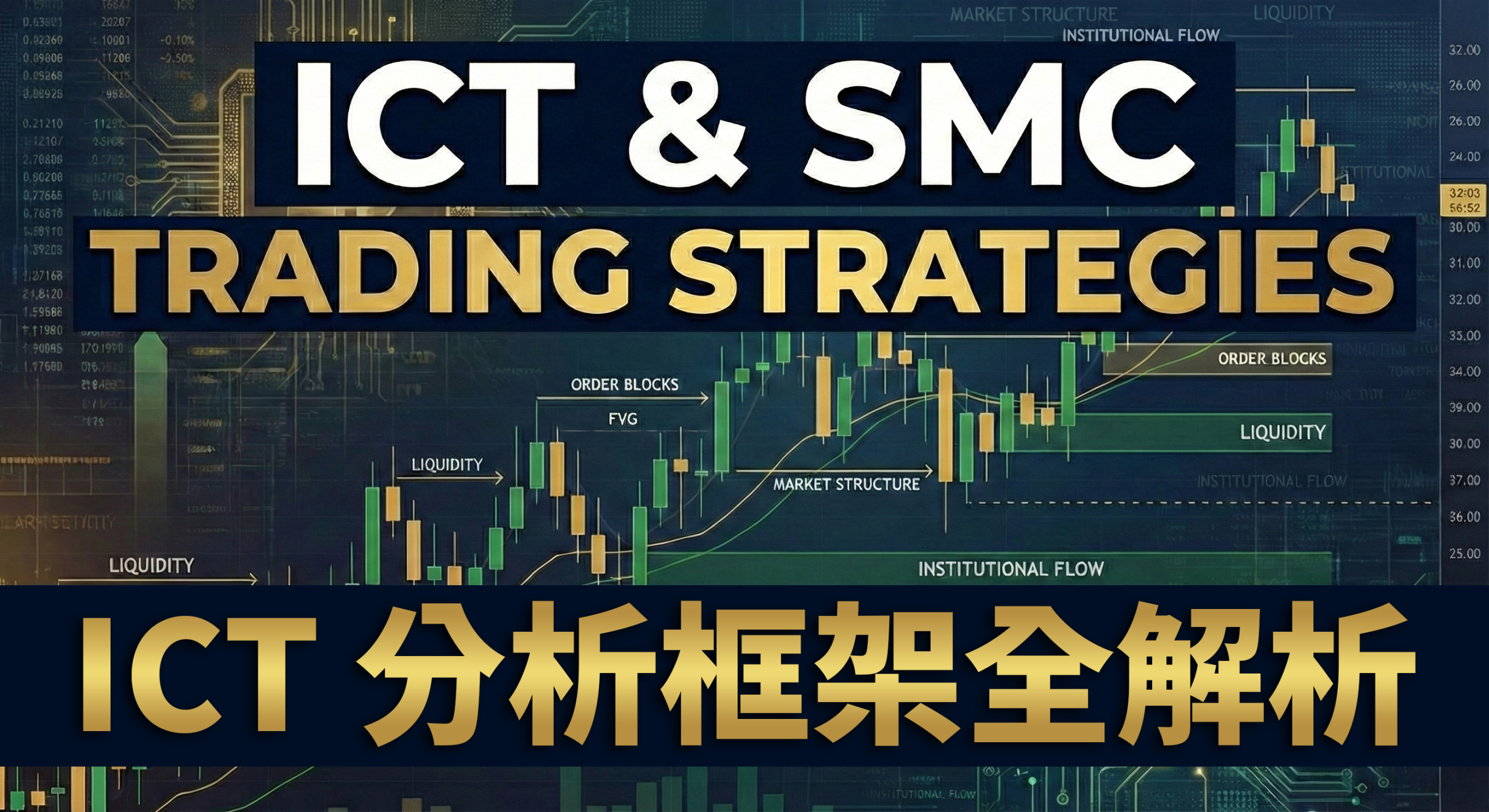 ICT 分析框架全解析：為什麼機構會掃高低點？用流動性找低風險進場